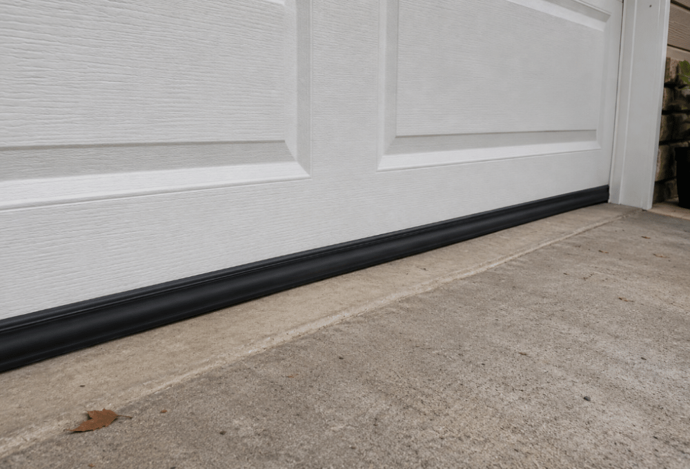 Garage door weather stripping installation in Hampstead, NC